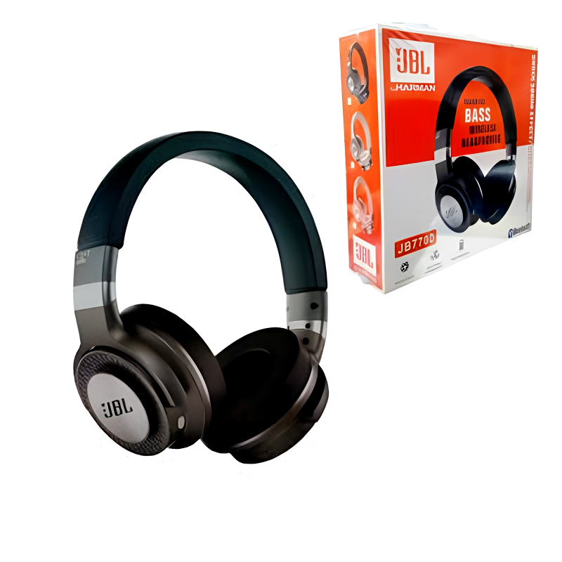 JBL JB7700 Wireless Bluetooth Headphones – Pure Bass, Voice Assistant, Foldable Design