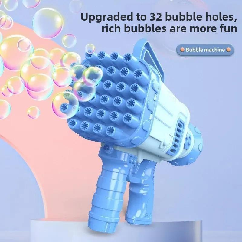 Colorful Plastic Bubble Gun Toy for Kids
