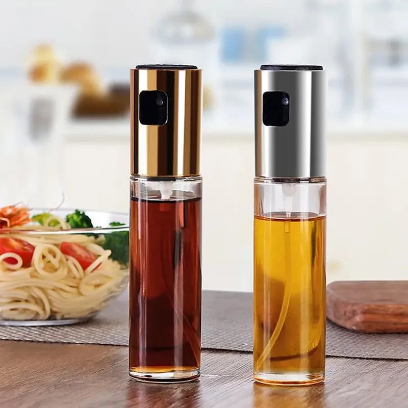 “Multi-Purpose Olive Oil Dispenser – Spray Bottle for BBQ, Salad & Gravy”
